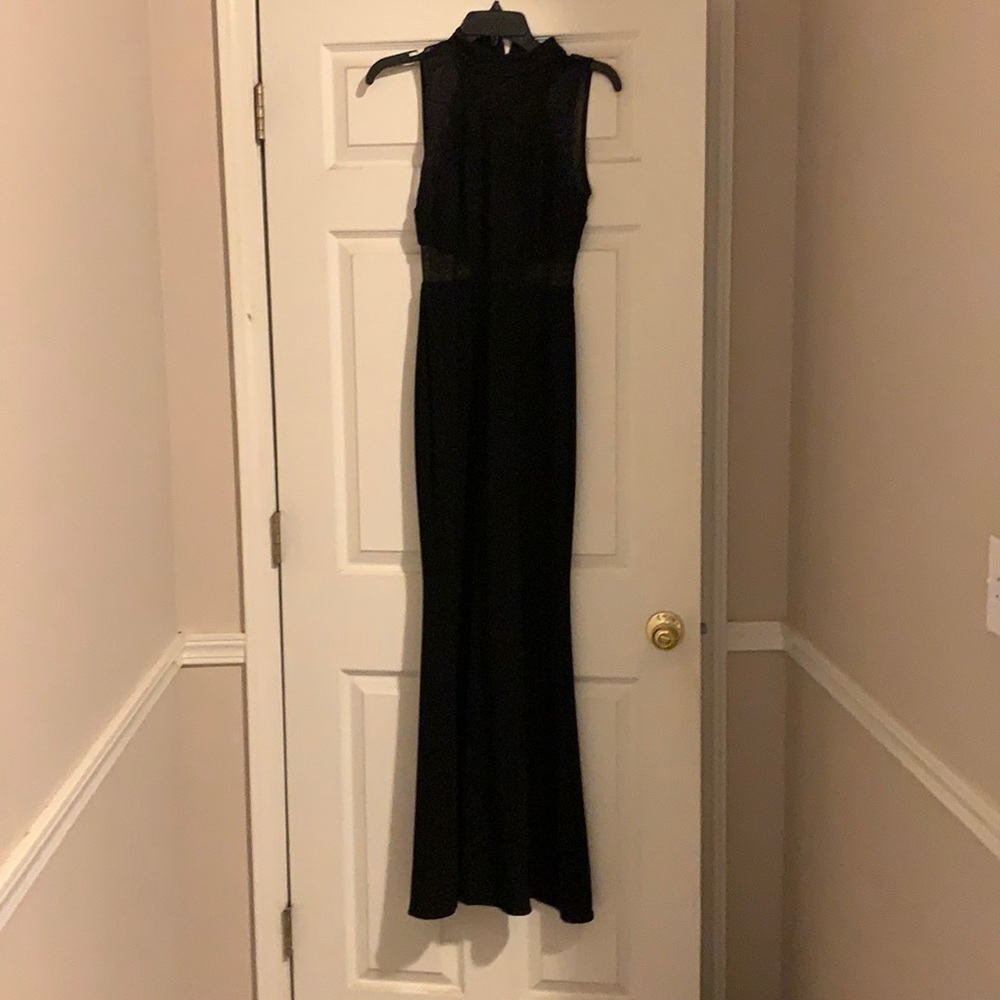 Formal black maxi dress